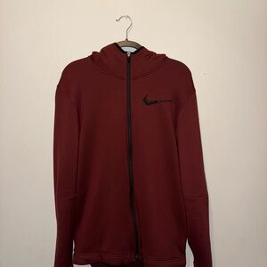 Nike Burgundy Full-Zip Hoodie